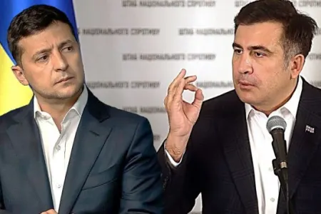 Zelenski Saakaşviliyə görə Gürcüstana müraciət etdi