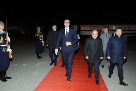 Serbiya Prezidentinin Azərbaycana səfəri başa çatdı