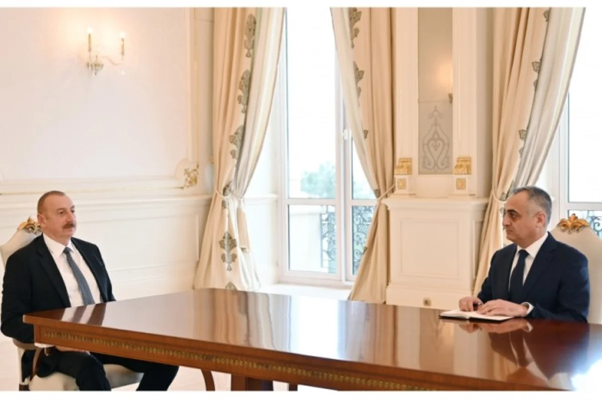 İlham Əliyev Naxçıvandakı Prezidentin səlahiyyətli nümayəndəsini qəbul - QƏBUL ETDİ