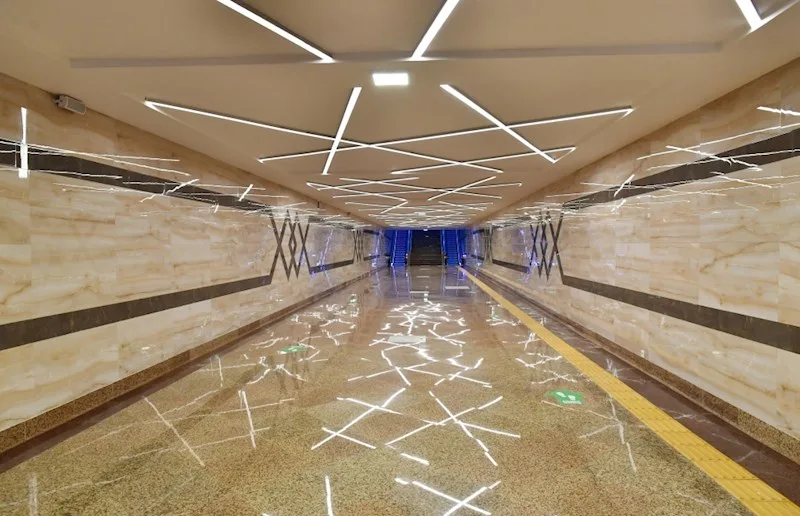 Bu gün açılan "Xocəsən” metro stansiyasının görüntüləri - — FOTOLAR