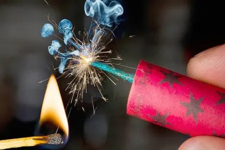 Toydan sonra fişəng atdı, başına iş gəldi