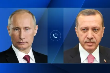Ərdoğan Putinlə Ukrayna və Suriyanı müzakirə etdi