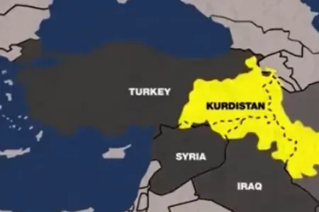 Fransadan təxribatçı ADDIM: - Türkiyə ərazisini “Kürdüstan” kimi göstərdi