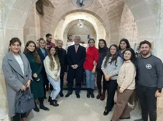 Britaniya səfiri İçərişəhərdə - Foto