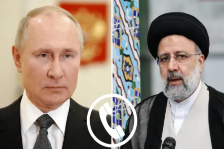 Putin və Rəisi bölgədəki nəqliyyat layihələrini müzakirə edib