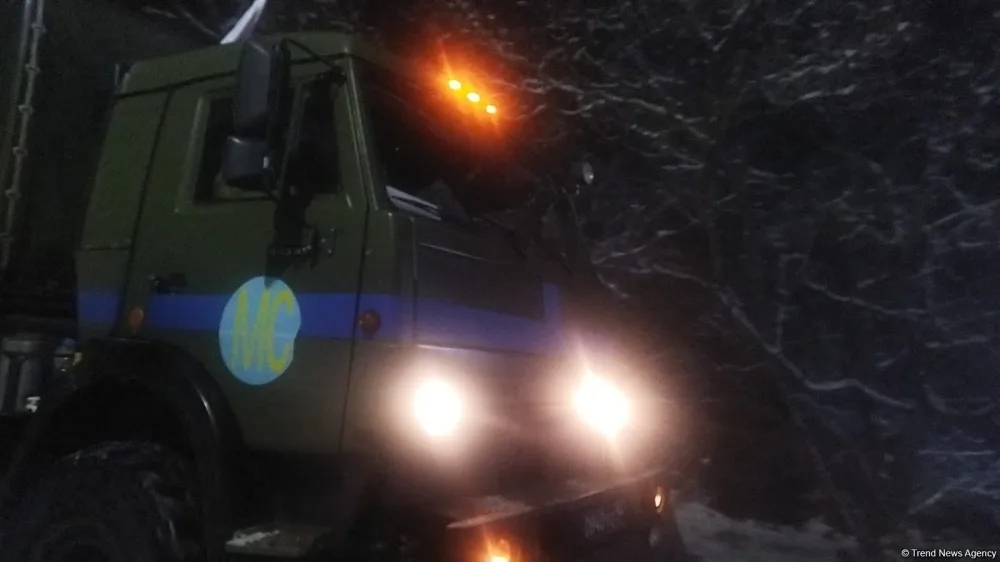 Sülhməramlıların maşınları Laçın yolundan maneəsiz keçib - FOTO