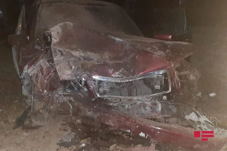 Goranboyda avtomobil qəzasında 4 nəfər xəsarət alıb - FOTO