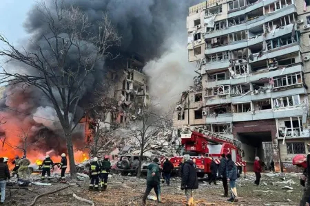 Rusiya Ukraynaya irimiqyaslı raket hücumu etdi, yaralılar var