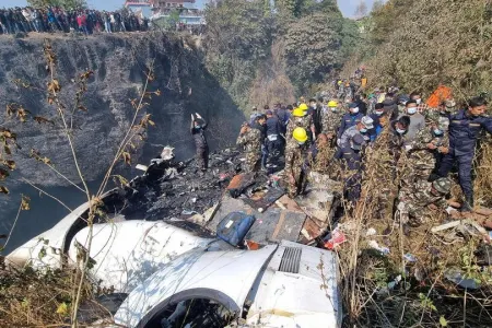 Nepalda qəzaya uğrayan təyyarənin qara qutuları tapıldı