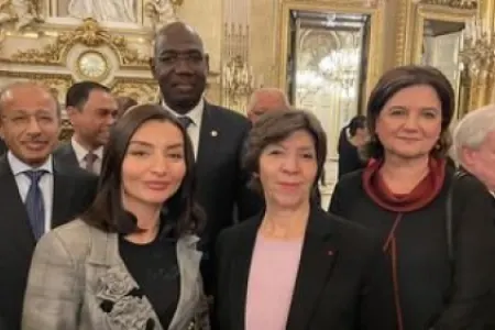 Azərbaycan səfiri Fransanın XİN başçısı ilə görüşüb
