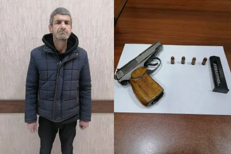 Bakıda “Makarov” satmaq istəyən şəxs saxlanıldı