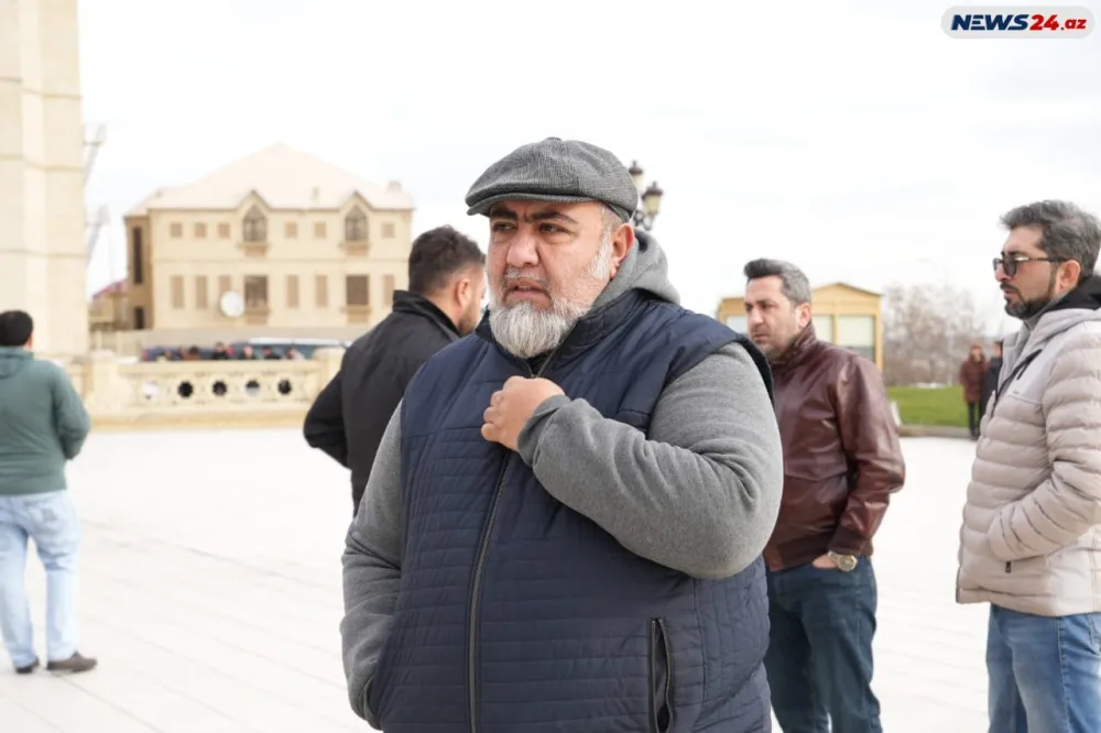 "Toppuş bacı"nın dəfn mərasimindən - FOTOREPORTAJ