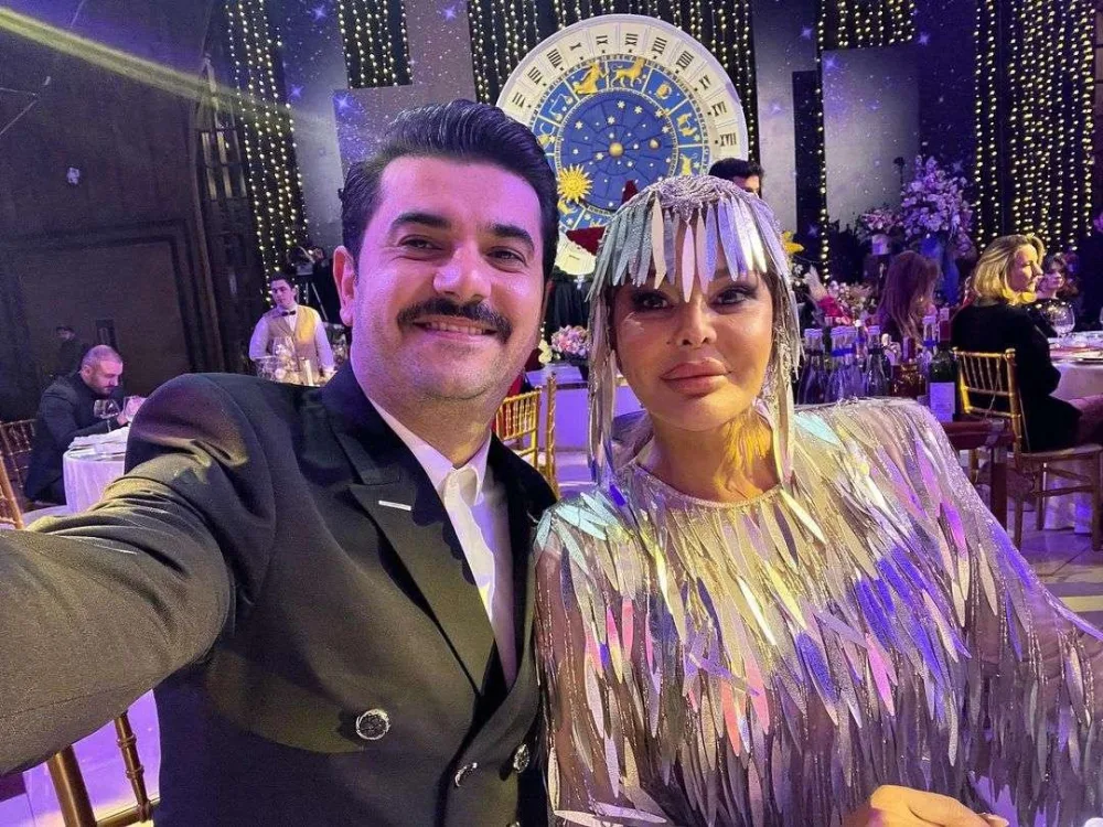 Aygün Kazımova dəbdəbəli ad günündən - VİDEO / FOTOLAR