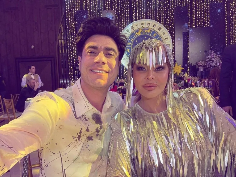 Aygün Kazımova dəbdəbəli ad günündən - VİDEO / FOTOLAR