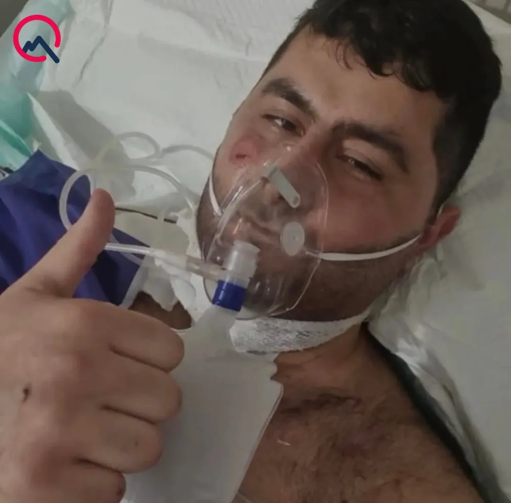 Terrorçunu zərərsizləşdirən Vasifin əməliyyatdan sonrakı - Fotosu