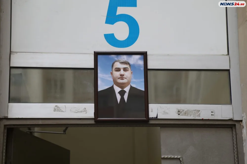 Orxan Əsgərovla vida mərasimi keçirilir - -FOTO