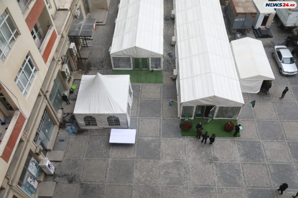 Orxan Əsgərovla vida mərasimi keçirilir - -FOTO