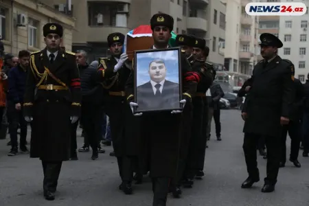 Şəhid Orxan Əsgərovun cənazəsi evinə gətirildi - Fotolar