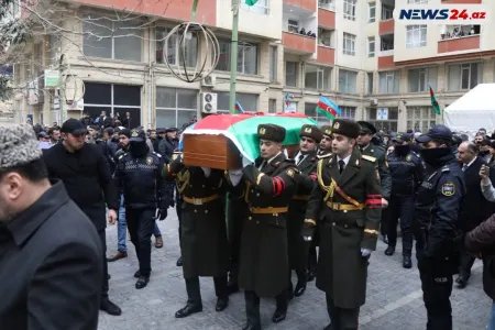 Şəhid Orxan Əsgərovun vida mərasimi başa çatdı
