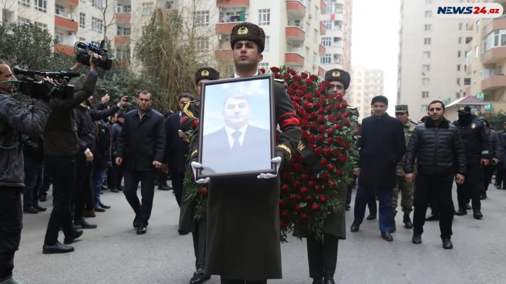 Şəhid Orxan Əsgərovun vida mərasimi başa çatdı