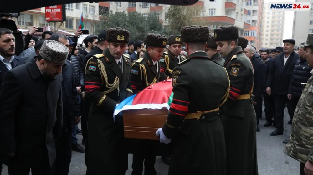 Şəhid Orxan Əsgərovun vida mərasimi başa çatdı