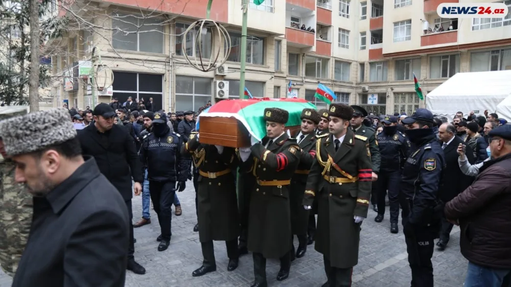 Şəhid Orxan Əsgərovun vida mərasimi başa çatdı