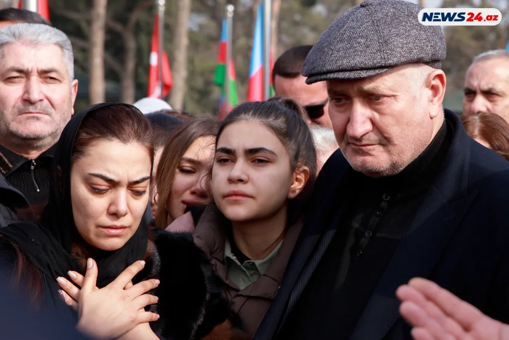 Şəhid Orxan Əsgərov ikinci Şəhidlər xiyabanında dəfn edildi - FOTOLAR - YENİLƏNDİ