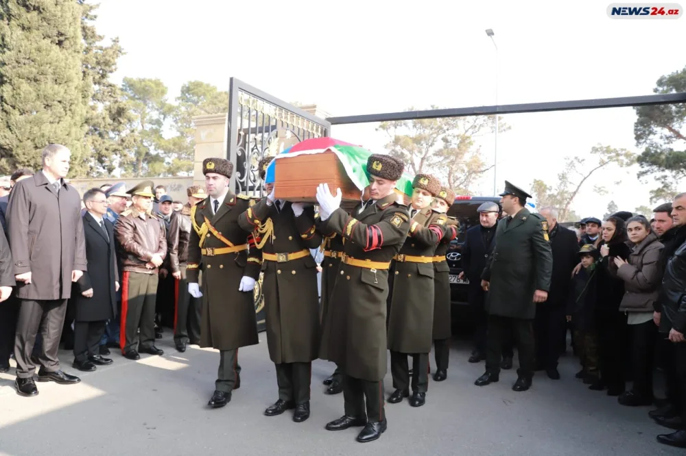 Şəhid Orxan Əsgərov torpağa tapşırıldı