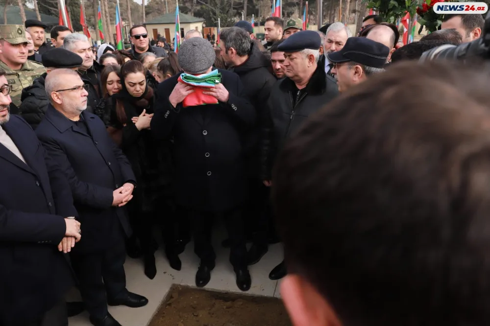 Şəhid Orxan Əsgərov torpağa tapşırıldı