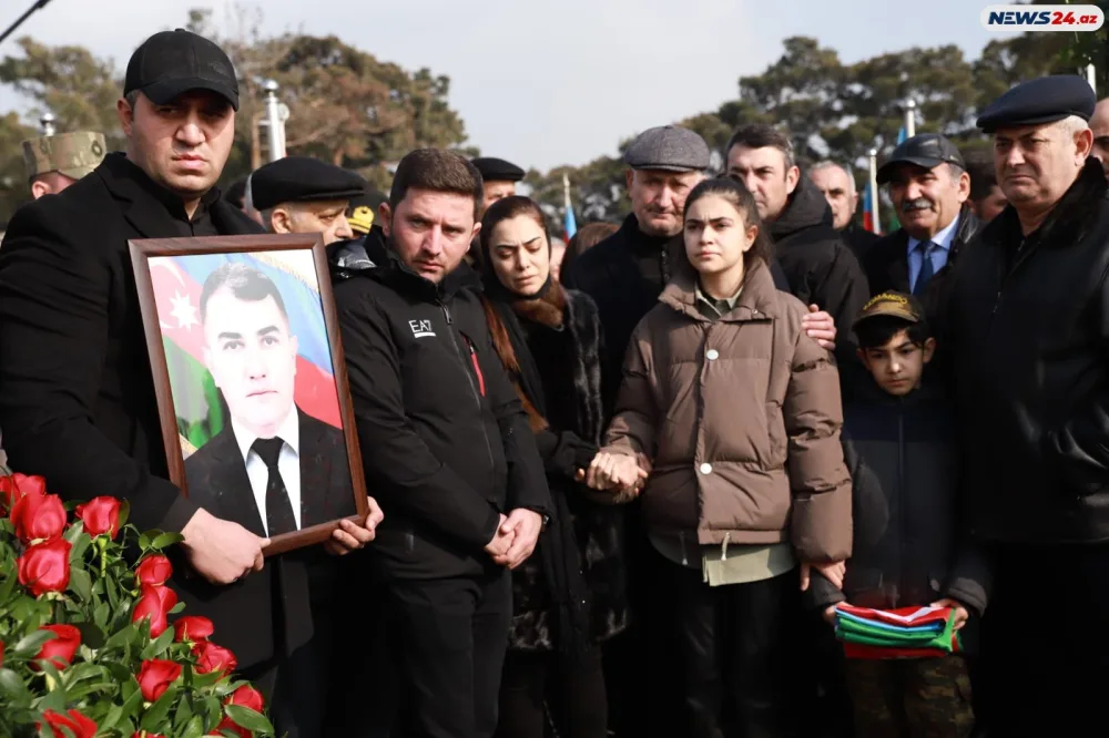 Şəhid Orxan Əsgərov torpağa tapşırıldı