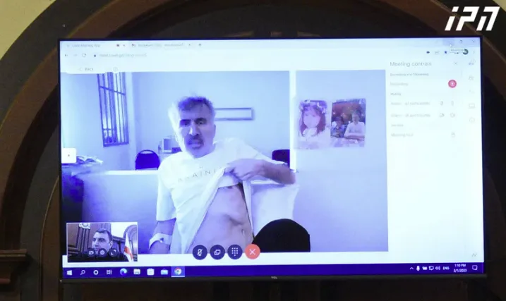 Saakaşvilinin son görüntüləri yayıldı - FOTOLAR