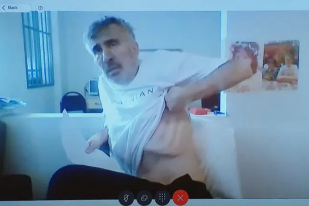 Saakaşvilinin son görüntüləri yayıldı - FOTOLAR