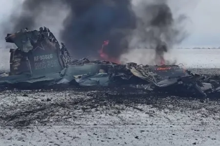 Ukrayna Rusiyanın Su-25 hücum təyyarəsini vurdu