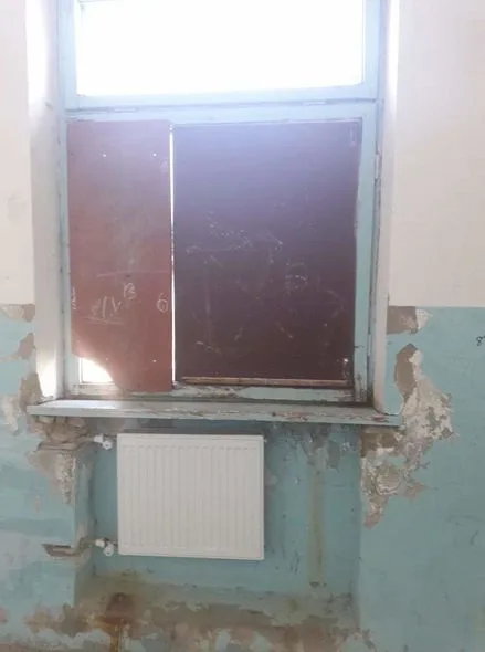 Şəhidin adını daşıyan məktəb qəzalı vəziyyətdədir - FOTOLAR