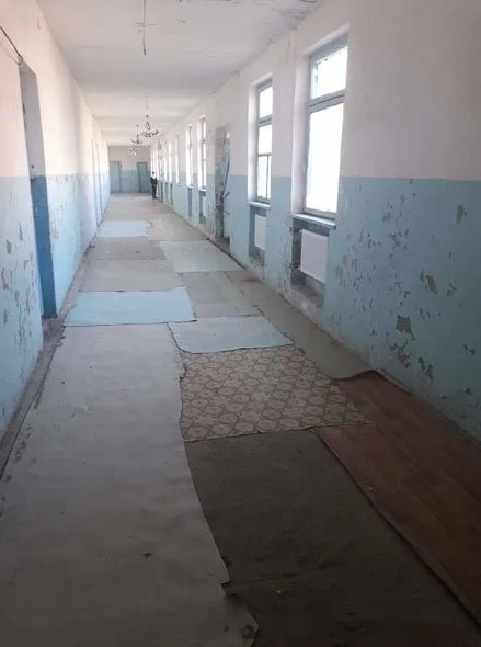 Şəhidin adını daşıyan məktəb qəzalı vəziyyətdədir - FOTOLAR