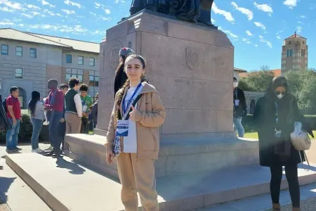 ABŞ səfirliyi azərbaycanlı şagirdlə bağlı paylaşım etdi - Fotolar