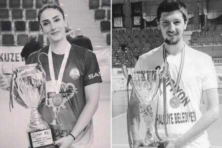 Türkiyədəki zəlzələdə voleybolçu cütlük həlak olub