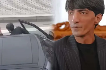 Balaəli mağazaya getmək üçün yolu kəsdi