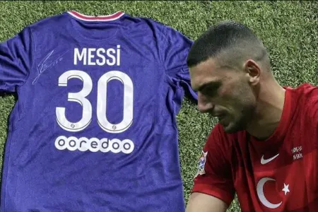 Merih Demiral: "Messinin formasından əldə olunan gəlir zəlzələ bölgəsinə bağışlanacaq"