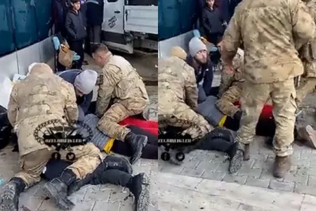 Zəlzələ bölgəsinə yardım daşıyan yük maşınlarını qarət edən dəstə saxlanıldı