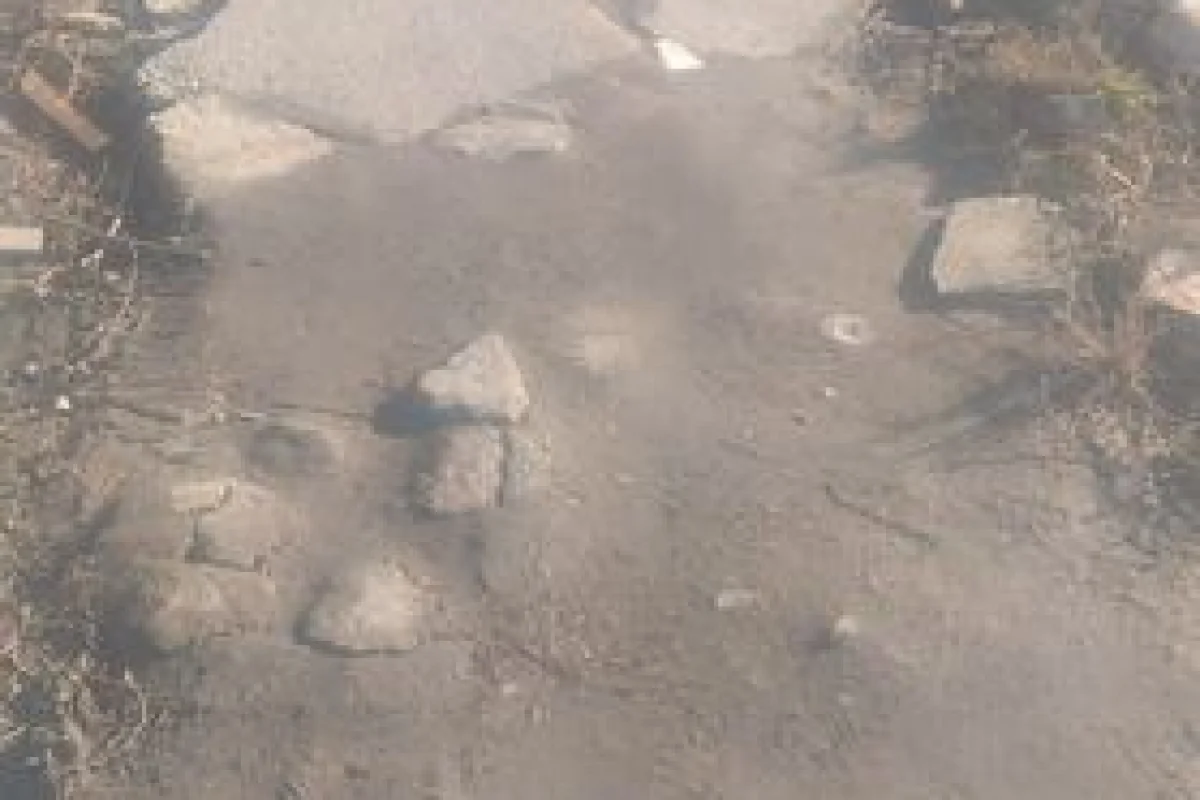 Dünyada bir ilk: - Bakıda dağılmış yolu xalça ilə “yamadılar”