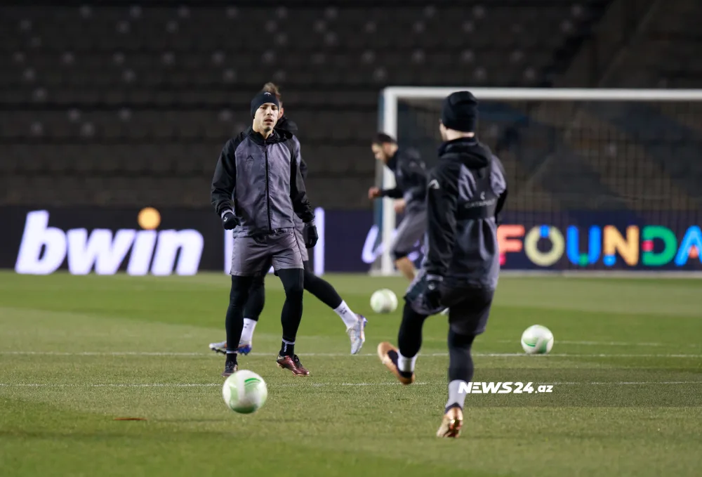 “Qarabağ”ın “Gent”lə oyundan öncəki açıq məşqi - FOTOLAR