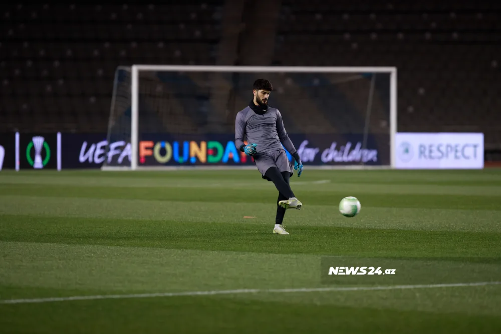 “Qarabağ”ın “Gent”lə oyundan öncəki açıq məşqi - FOTOLAR