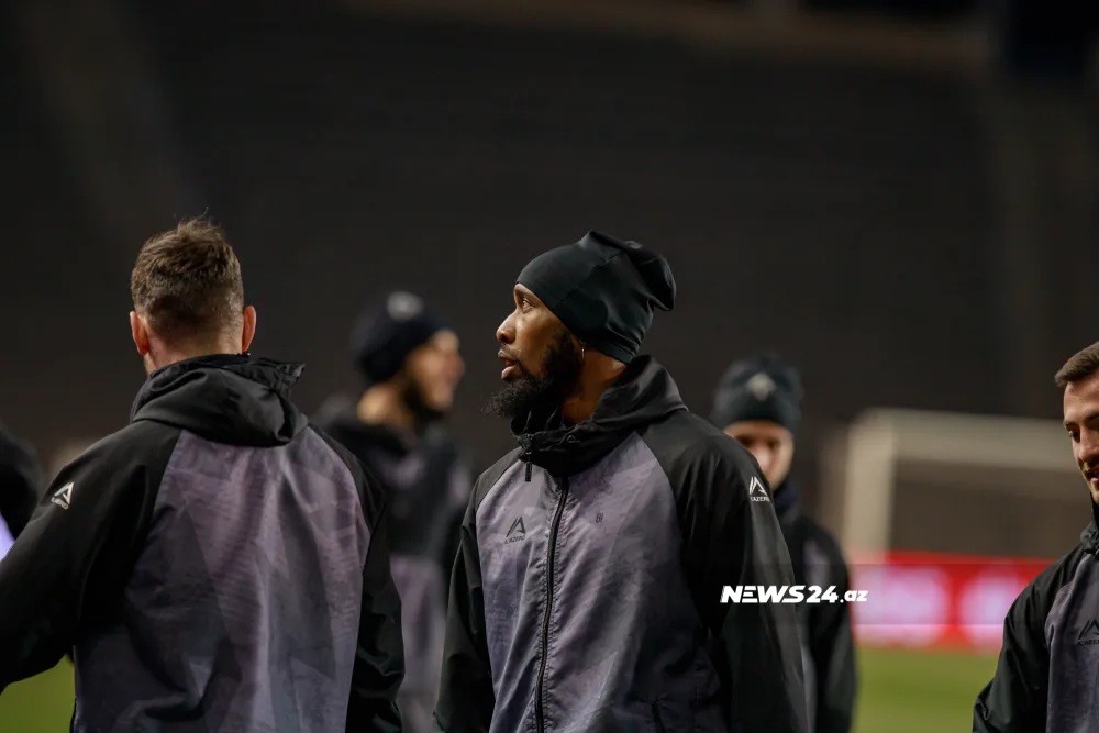 “Qarabağ”ın “Gent”lə oyundan öncəki açıq məşqi - FOTOLAR