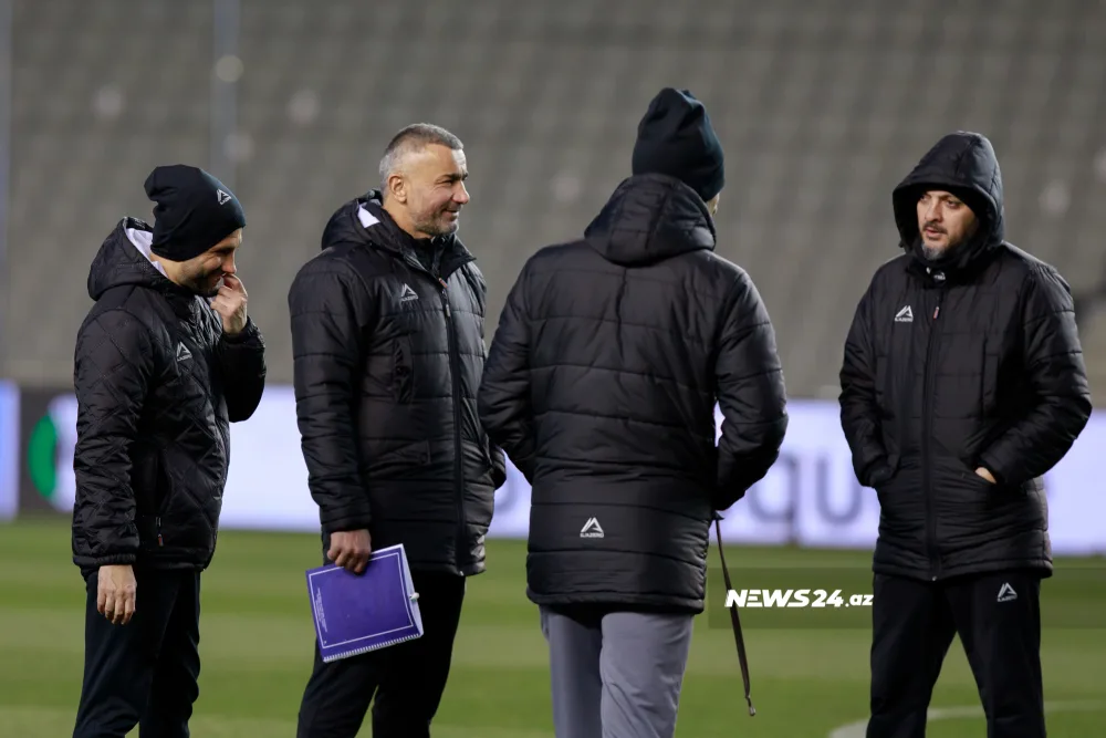 “Qarabağ”ın “Gent”lə oyundan öncəki açıq məşqi - FOTOLAR