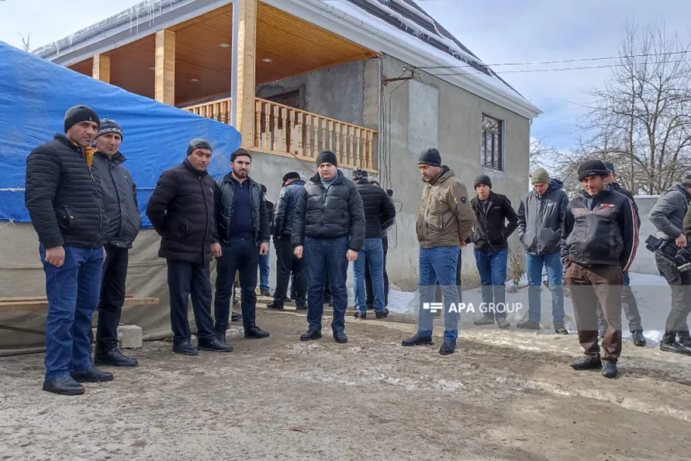 Türkiyədə zəlzələdə həlak olan tələbə Gədəbəydə dəfn olunub - FOTO - YENİLƏNİB