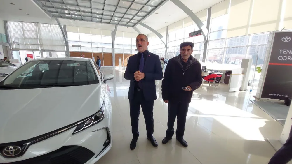 İş adamı Sərvər Bəşirliyə maşın bağışladı, - “Yeni Müsavat” təqdim etdi - FOTOLAR