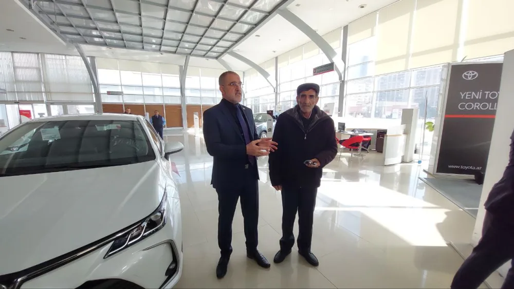 İş adamı Sərvər Bəşirliyə maşın bağışladı, - “Yeni Müsavat” təqdim etdi - FOTOLAR