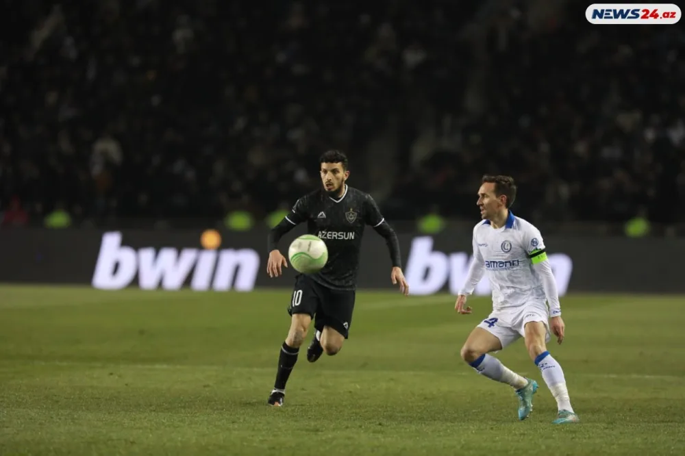 "Qarabağ" - "Gent" oyununda ikinci hissə başladı