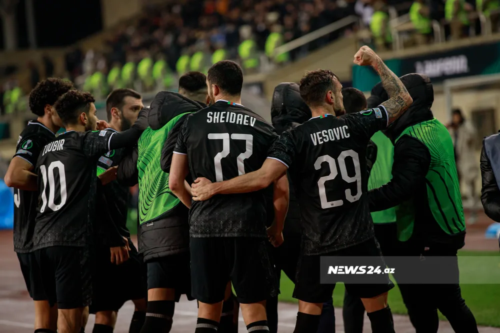 "Qarabağ"ın "Gent" üzərindəki qələbəsi - FOTOLARDA